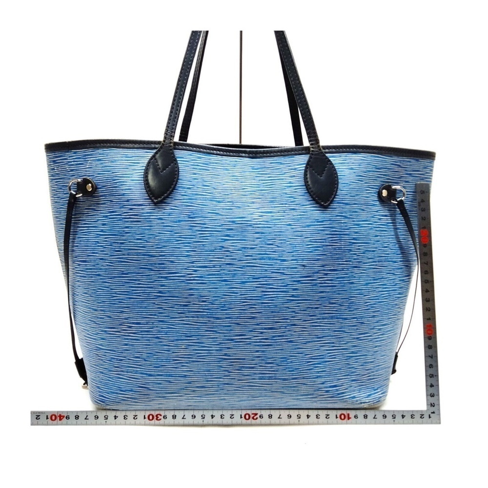 Louis Vuitton  Neverfull MM Blue Epi Tote